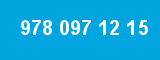 978 097 12 15 978 097 12 15